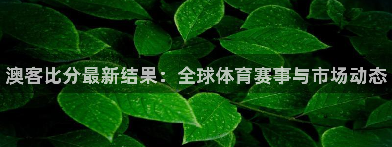 GB果博平台：澳客比分最新结果：全球体育赛事与市场动态